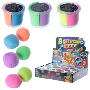 Massinha de brinquedo tipo slime - dois tons