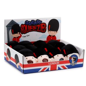 Brinquedo de pelúcia espremível Queasy Squeezies Guarda de Londres