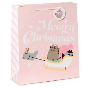 Saco para Presentes de Natal - Pusheen - XXL