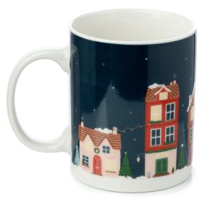 Caneca de Porcelana - Vila no Natal